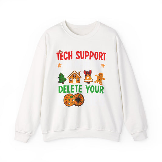 Holiday Tech Support Crewneck Sweatshirt