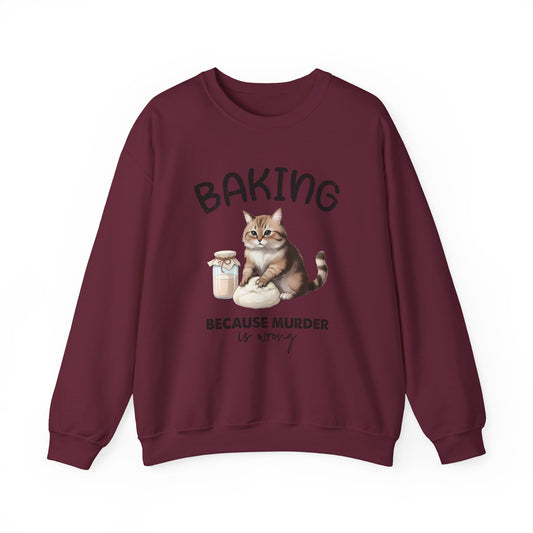 Cat-Themed Baking Sweatshirt