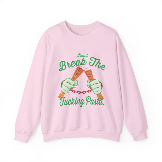 Funny Pasta Crewneck Sweatshirt, Unisex Humor Sweatshirt, Gift for Food Lovers, Pasta Theme Clothing, Kitchen Apparel